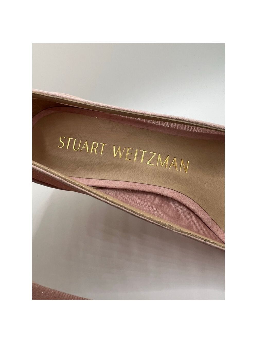 Stuart Weitzman Heels Size 9 Pink Glitter Pumps - Picture 2 of 3